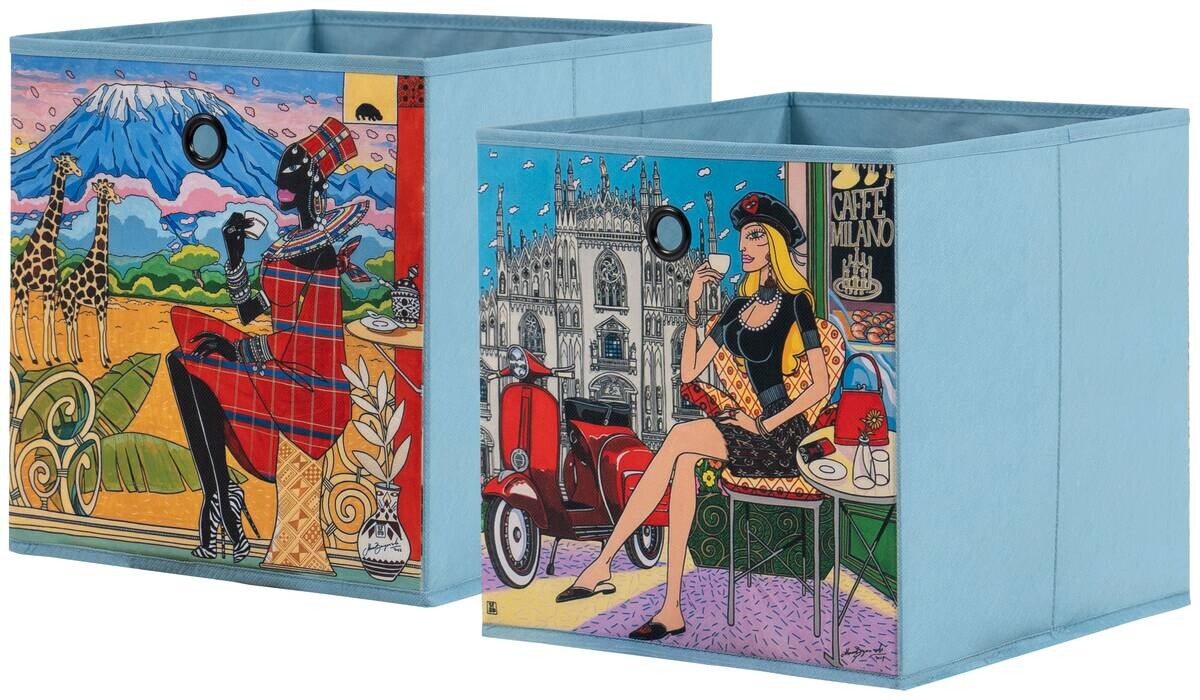 Stoffbox Stoffbox bunt B/H/T: ca. 32x32x32 cm