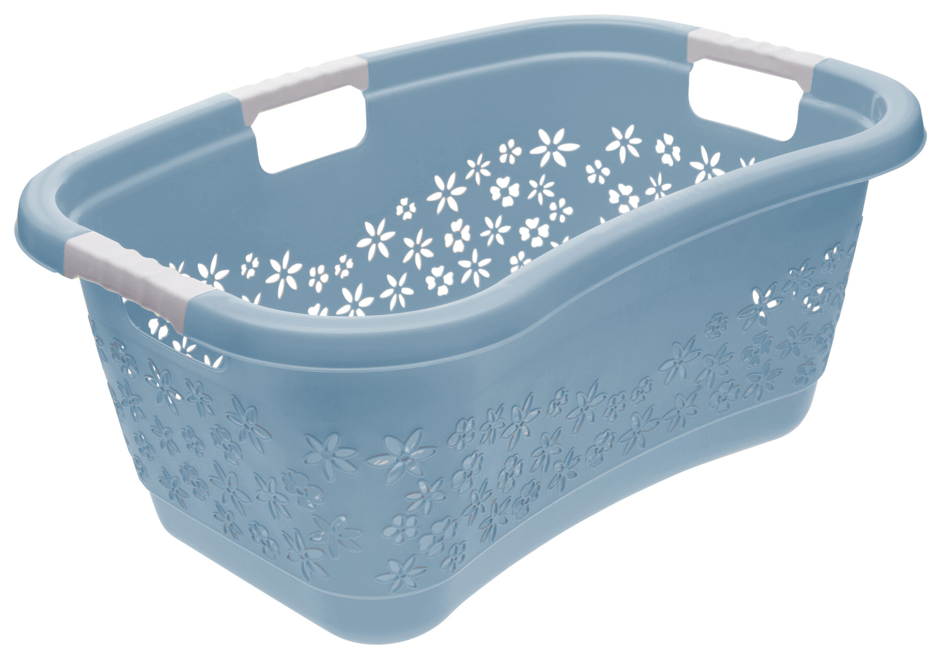 keeeper Wäschekorb blau B/H/L: ca. 45x28,5x65 cm