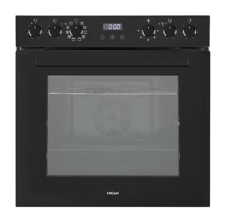 Mican Einbauherdset HSHDB73S schwarz B/H/T: ca. 59,5x59,5x57,5 cm