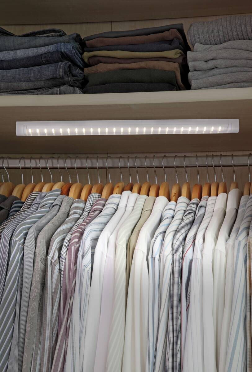 Näve Leuchten LED-Aufbauleuchte weiß Kunststoff B/H/T: ca. 56,5x3,8x2,1 cm