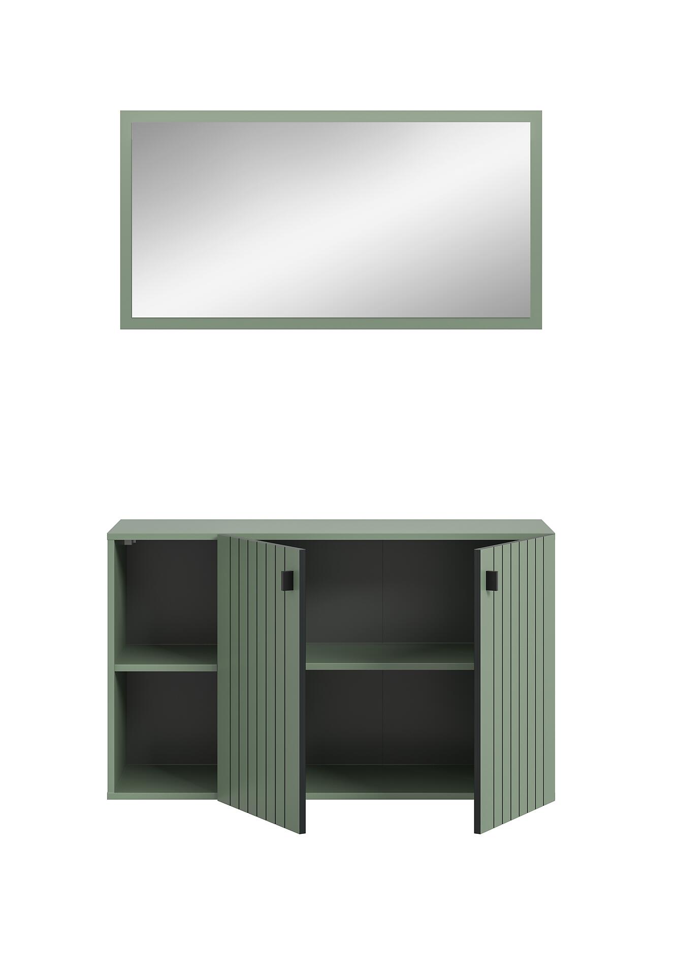 Garderobenset STATION grün B/H/T: ca. 106x192x37 cm Garderobenset STATION grün B/H/T: ca. 106x192x37 cm