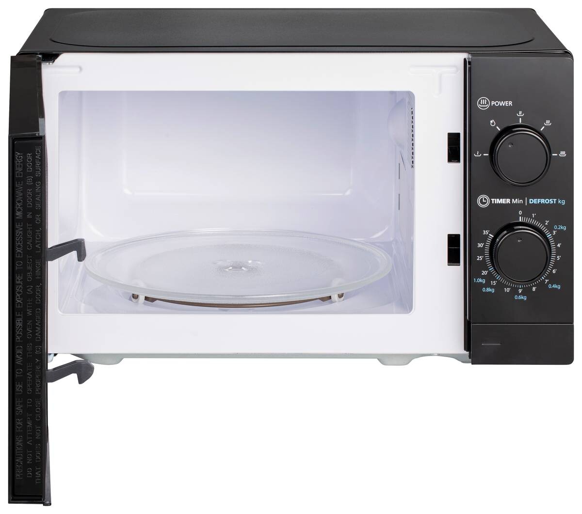 POCOline Mikrowelle MM720C2GX-PM schwarz Metall B/H/T: ca. 44x26x33 cm ca. 20 l