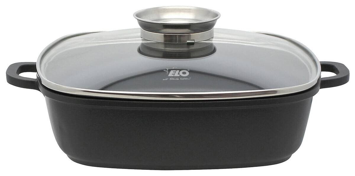 ELO Servierpfanne schwarz Aluguss