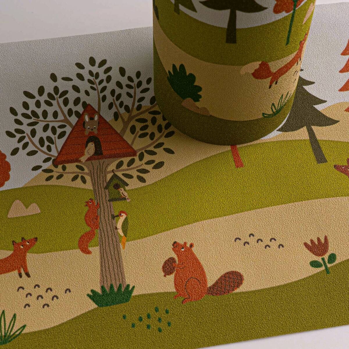 A.S.Creation Bordüre beige grau grün B/H/D: ca. 18x500x6,8 cm