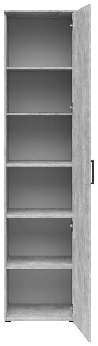 Schrank Multi-Stauraum Typ 20 Beton Optik B/H/T: ca. 45x195x40 cm