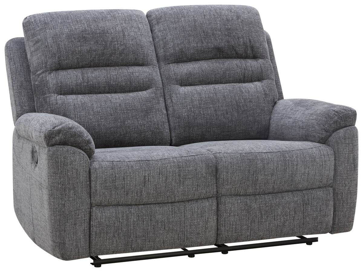 Sofa 3-2-1 KW 2028 dunkelgrau Microfaser