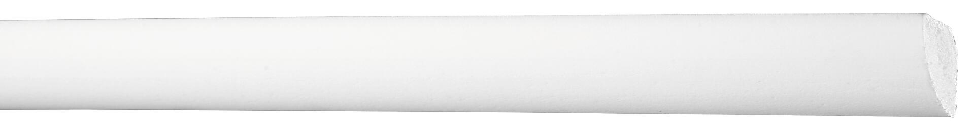 Zierprofil weiß B/H/L: ca. 3x1,6x150 cm