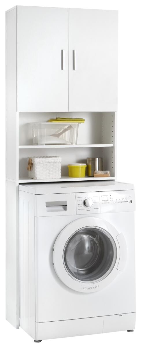 Überbauschrank  weiß B/H/T: ca. 64x190x26 cm