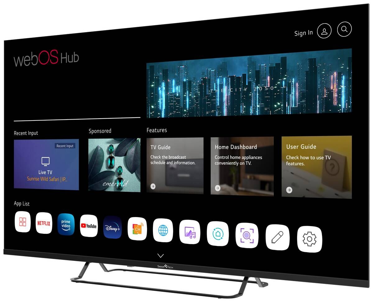 Smart-Tech LED-TV 55UW02V