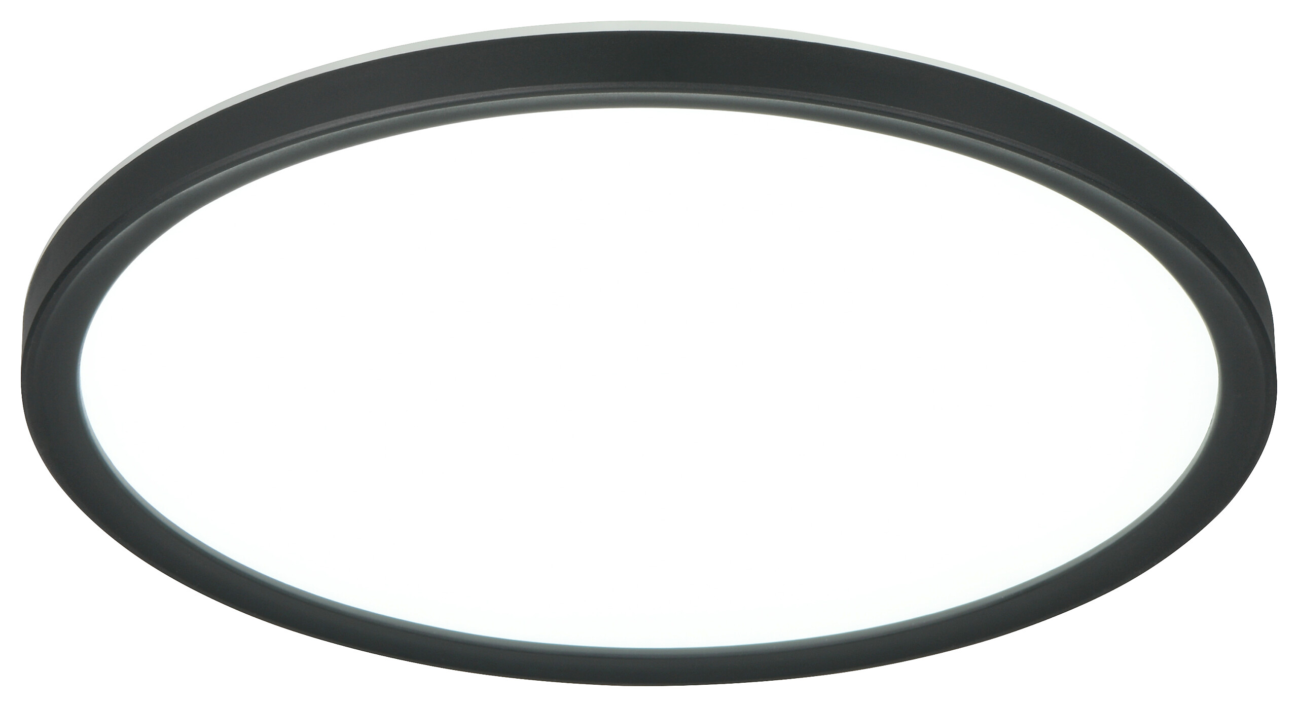 Reality Leuchten LED-Deckenleuchte Joko schwarz Kunststoff B/H: ca. 29x3 cm