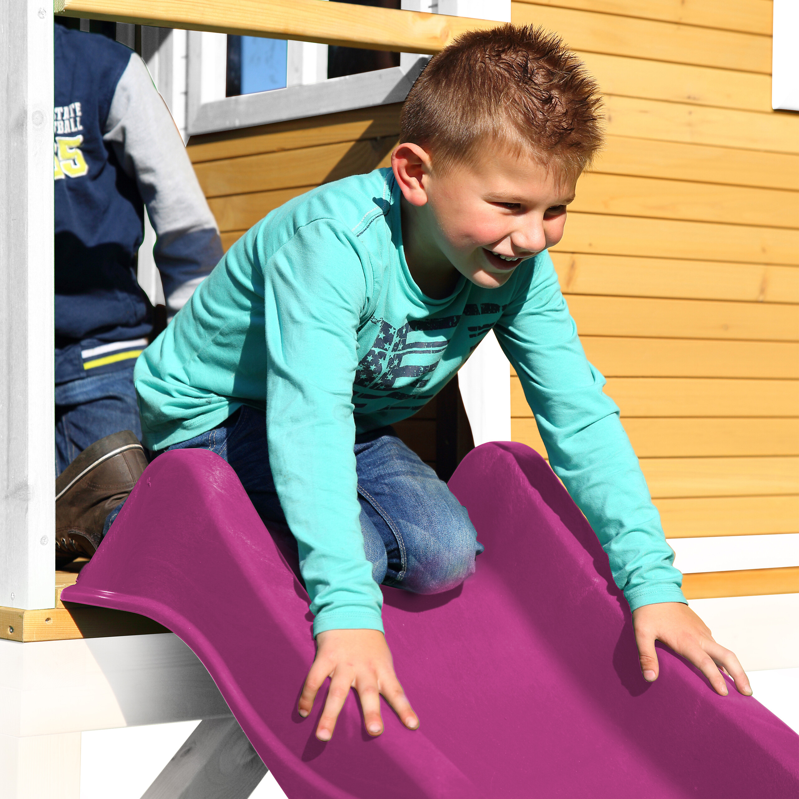 AXI Spielhaus Sarah braun B/H/L: ca. 370x291x191 cm