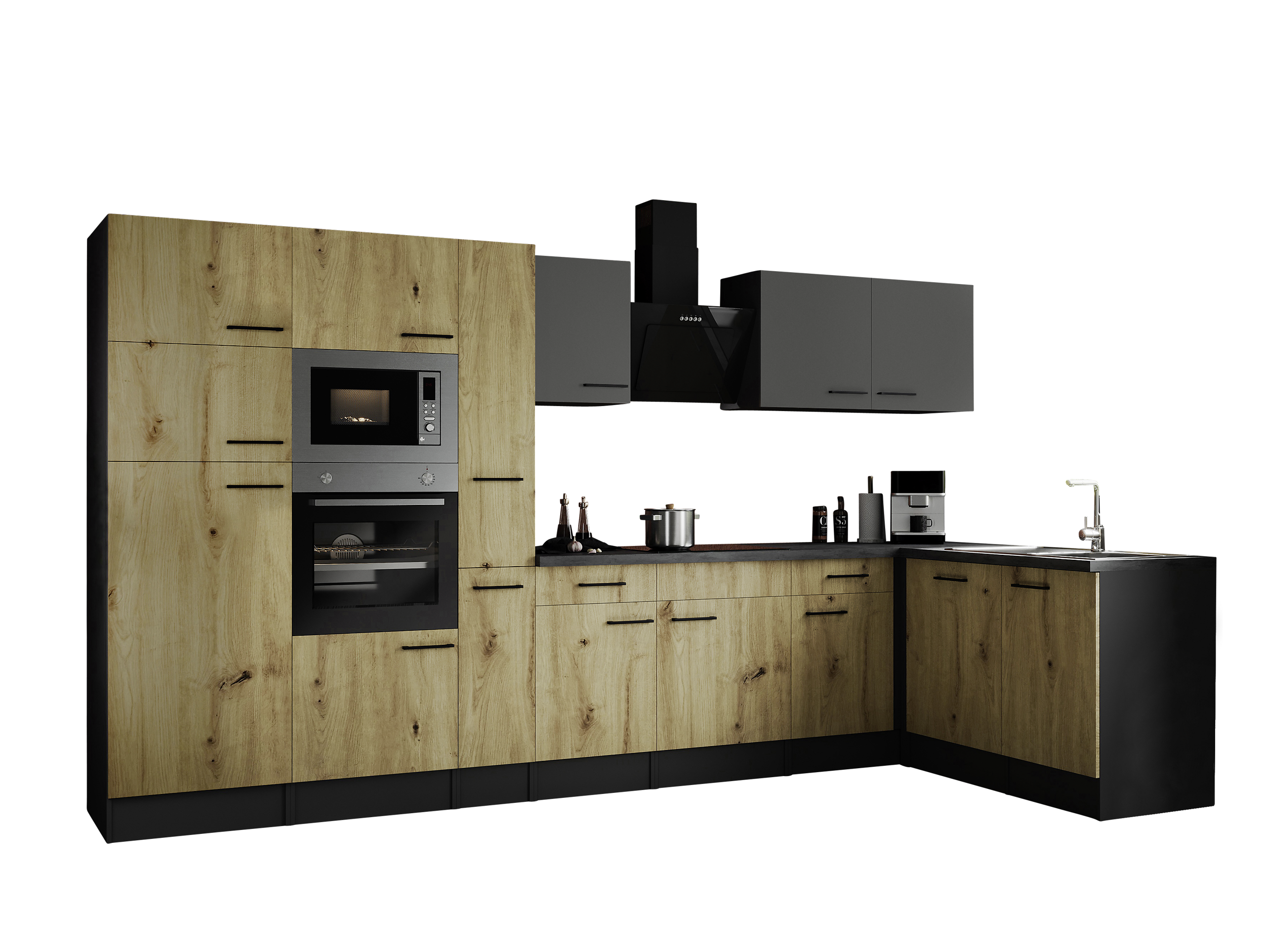 Winkelküche Oliver B/H/T: ca. 370x205x172 cm