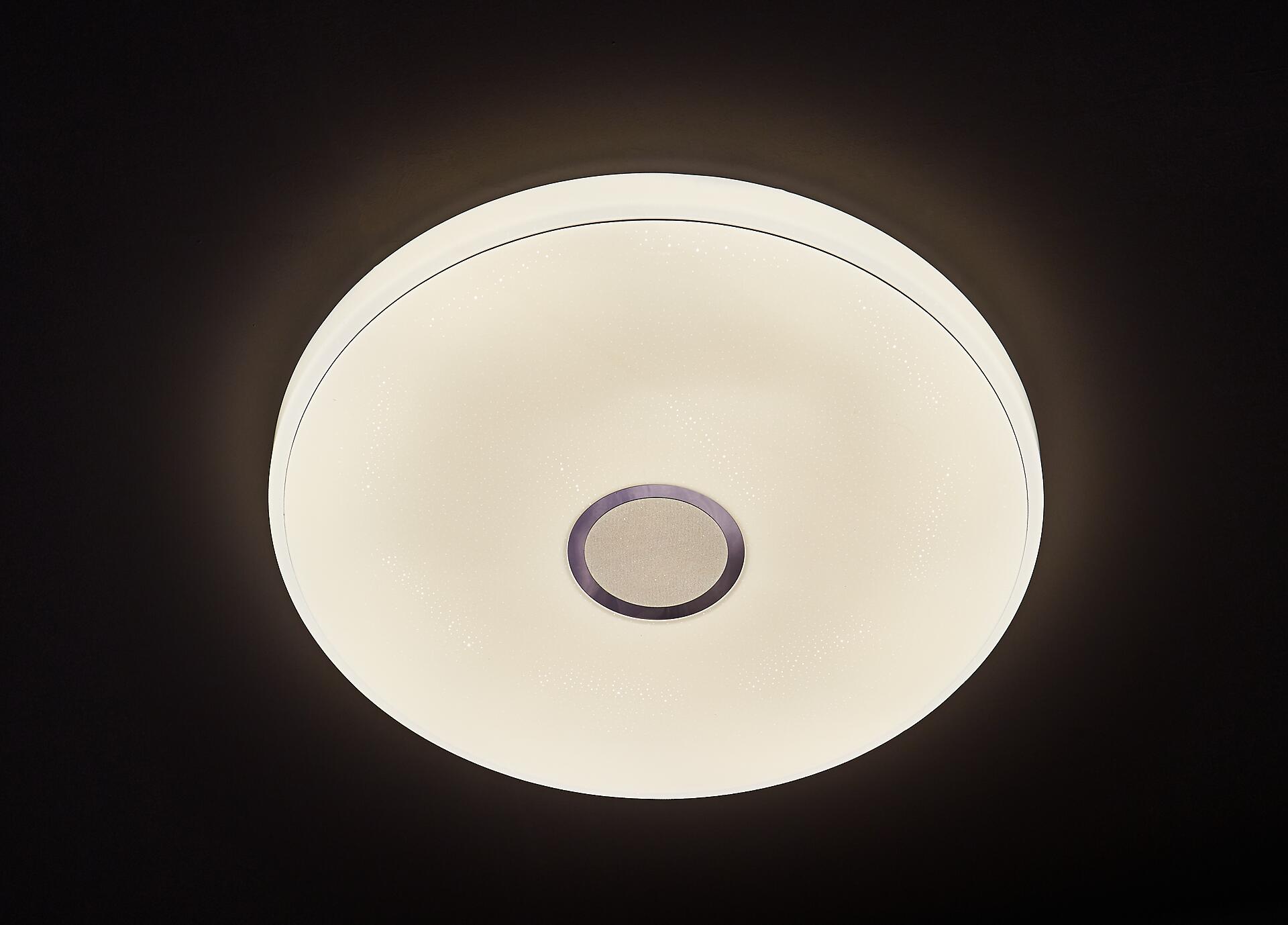 POCOline Deckenleuchte Joyce weiß Chrom Kunststoff D: ca. 70 cm