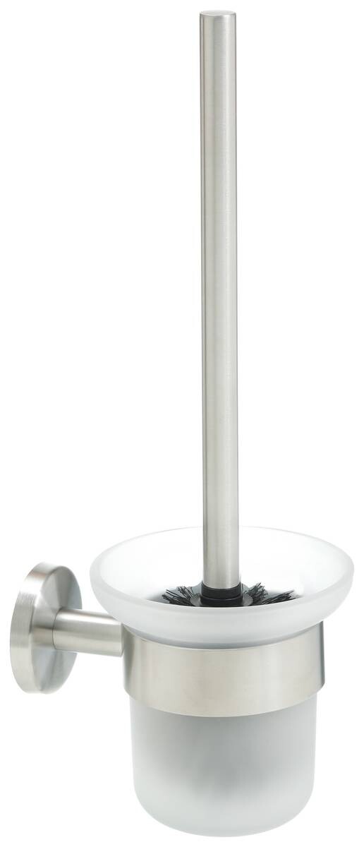 POCOline WC-Bürste Milano Edelstahloptik glasklar Edelstahl