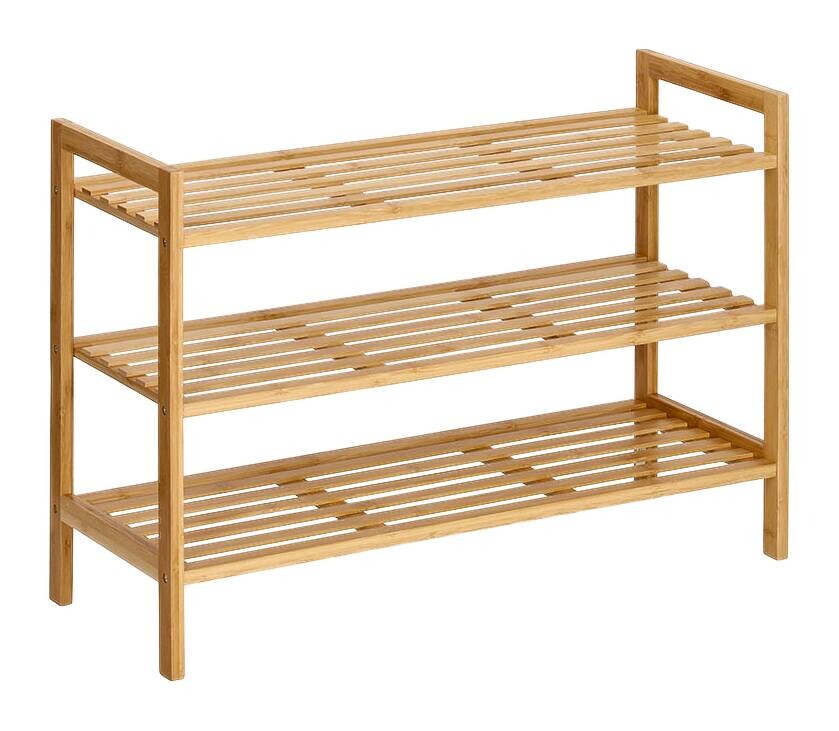 Zeller Schuhregal natur Bambus B/H/L: ca. 26x50x70 cm