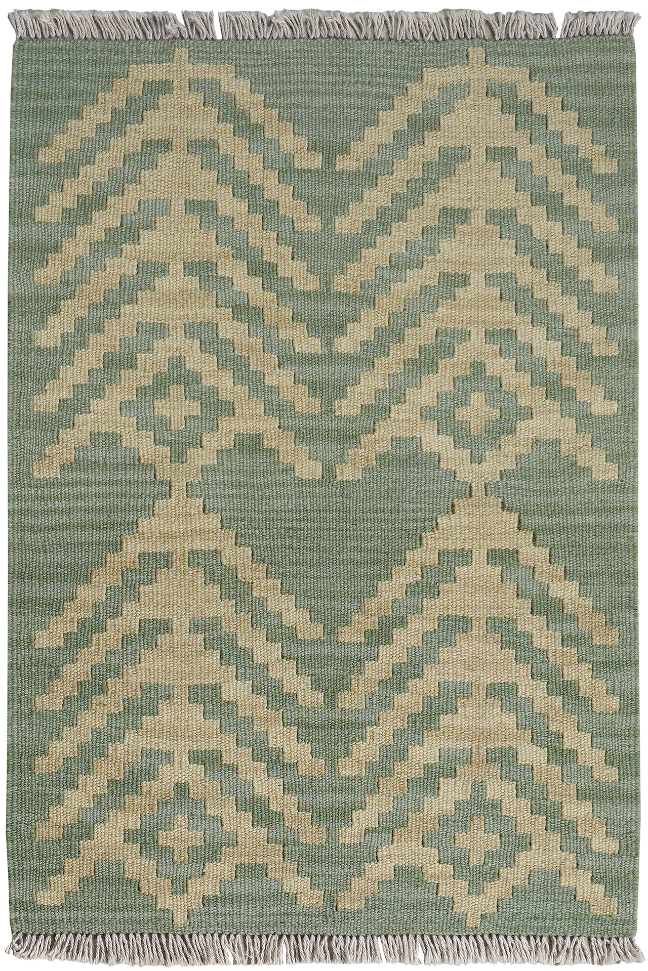 PersaTepp Teppich Kelim Gashgai grün B/H/L: ca. 61x1x88 cm