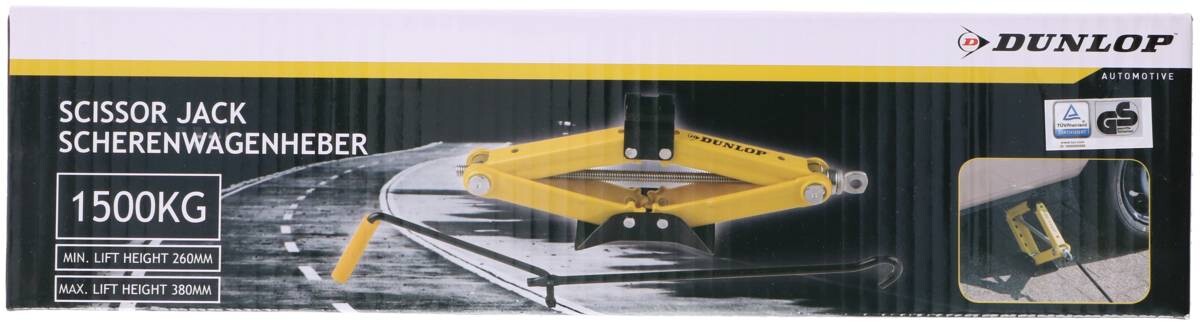 Dunlop Scherenwagenheber Dunlop B/H/T: ca. 42x10x6 cm