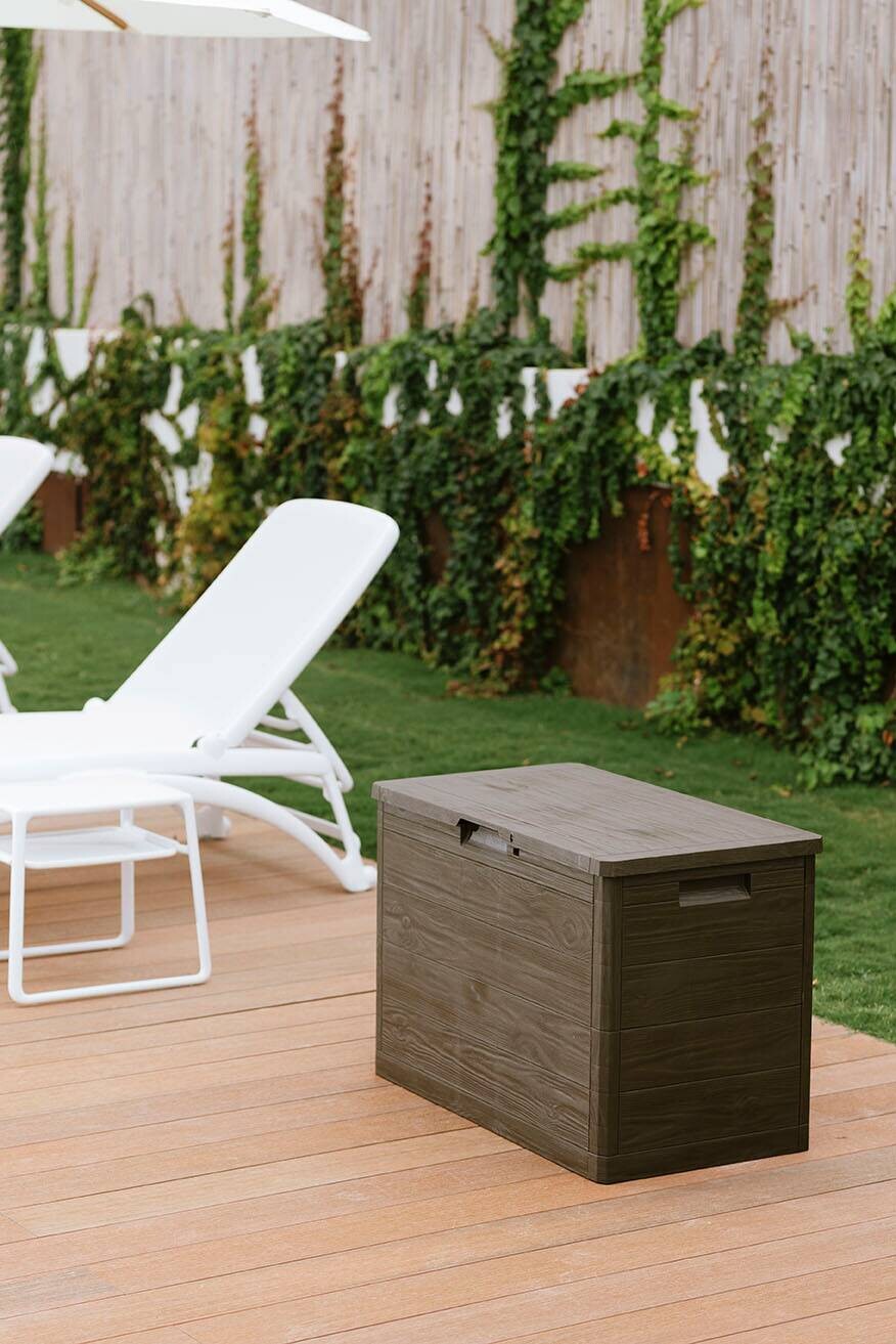 Toomax Aufbewahrungsbox Woodys braun Kunststoff B/H/L: ca. 52,7x44,5x77,5 cm