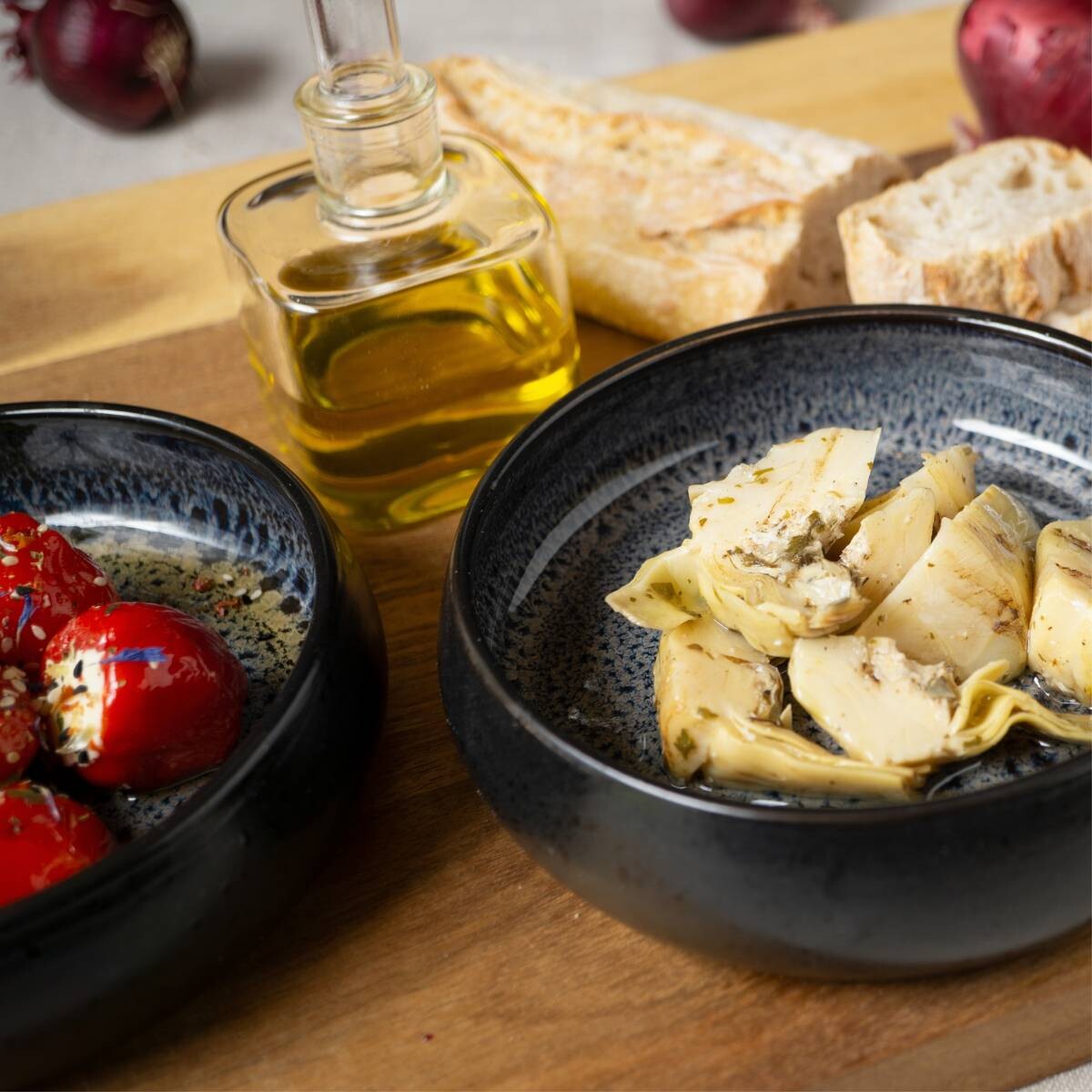 Moritz & Moritz Dessertschalen-Set grauschwarz Steinzeug H/D: ca. 5x19 cm