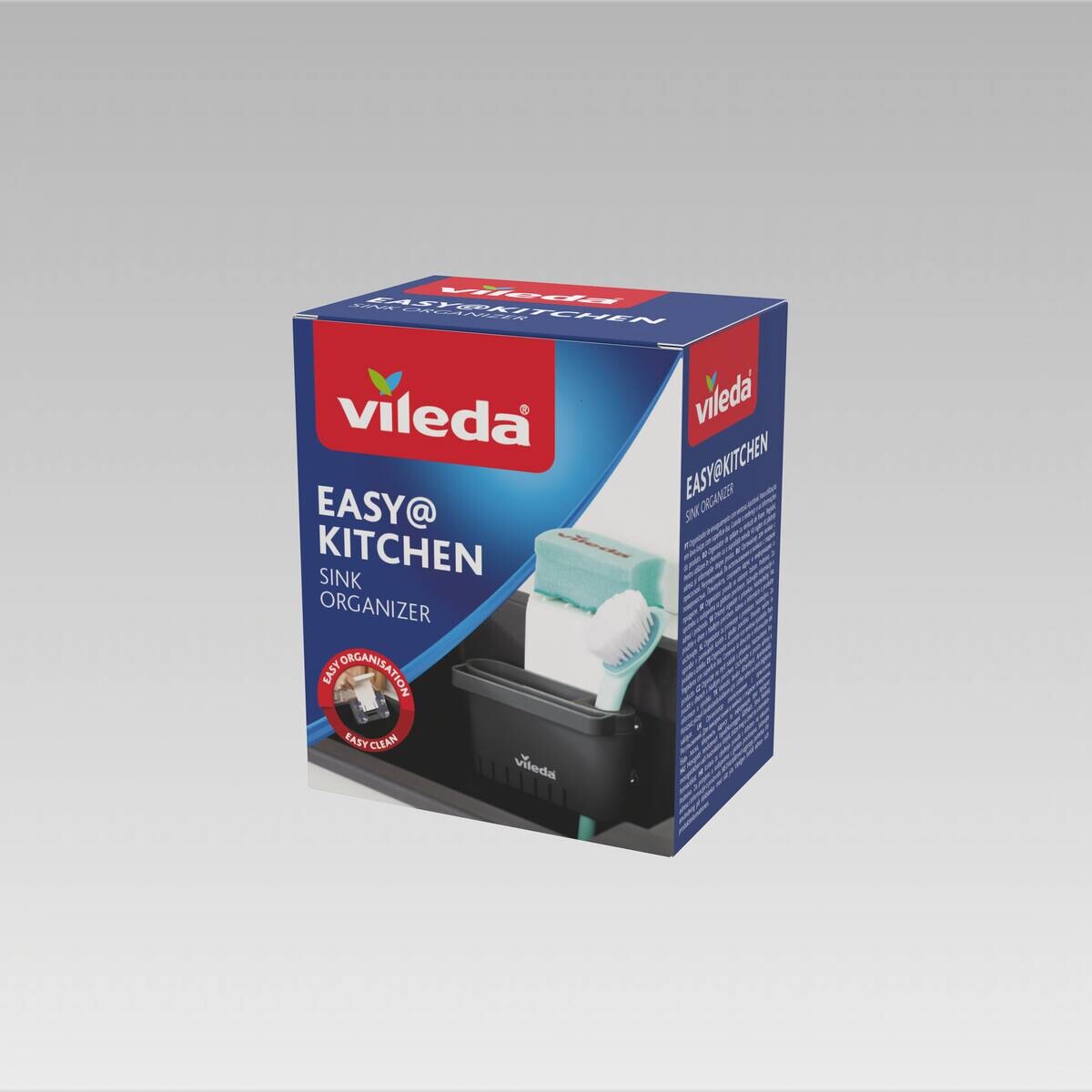 Vileda Spülbeckenhalter grau Polypropylen B/H/L: ca. 15,5x12,5x16,5 cm Vileda Spülbeckenhalter grau Polypropylen B/H/L: ca. 15,5x12,5x16,5 cm