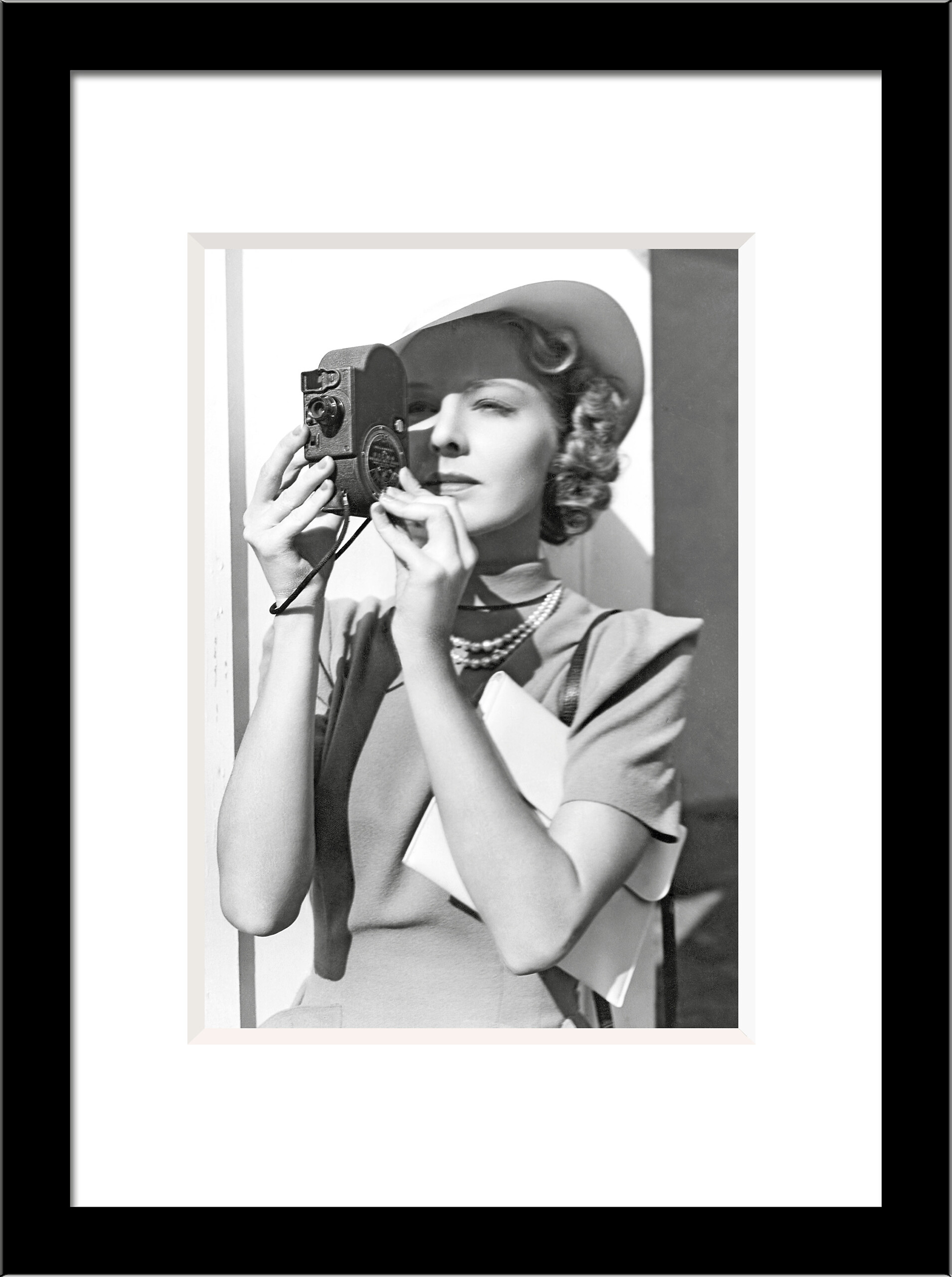 Bilderrahmen schwarz Holz B/L: ca. 15x21 cm