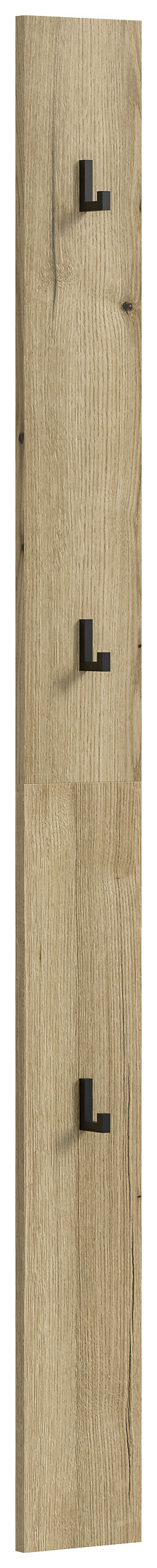 Garderobenhaken Naro Evoke Oak Nachbildung B/H/T: ca. 15x160x2 cm