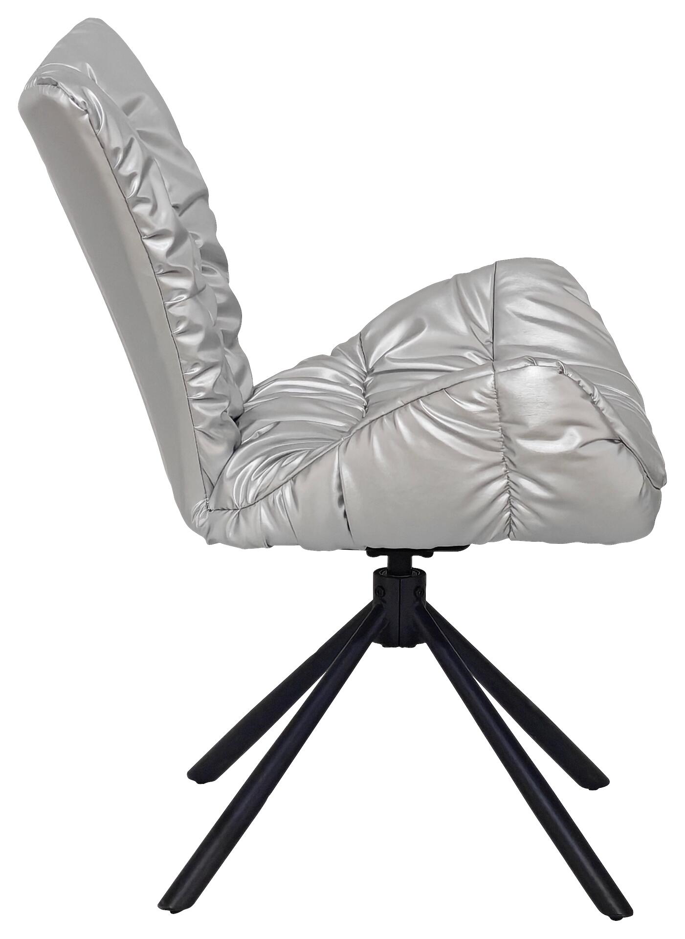 Drehstuhl Brest silber Kunstleder Nylon B/T: ca. 67x65 cm Drehstuhl Brest silber Kunstleder Nylon B/T: ca. 67x65 cm