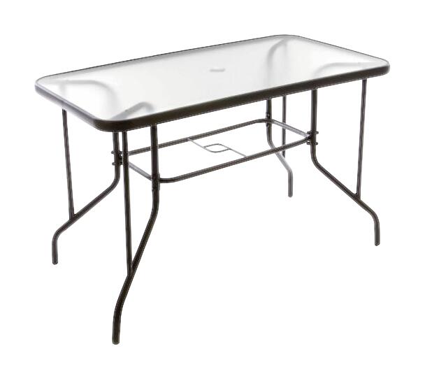 VCM Gartentisch braun Metall B/H/L: ca. 60x72x110 cm VCM Gartentisch braun Metall B/H/L: ca. 60x72x110 cm