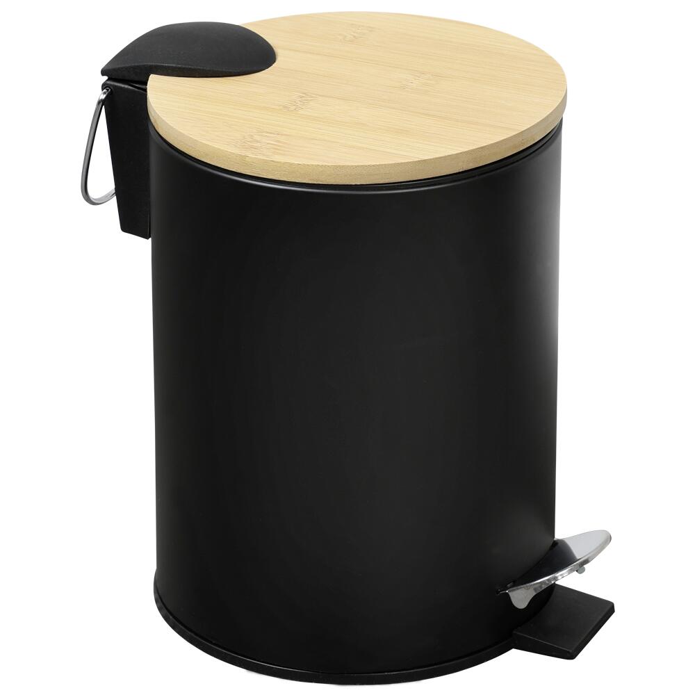 Kosmetikeimer schwarz Kunststoff B/H/L: ca. 17x24x17 cm ca. 3 l