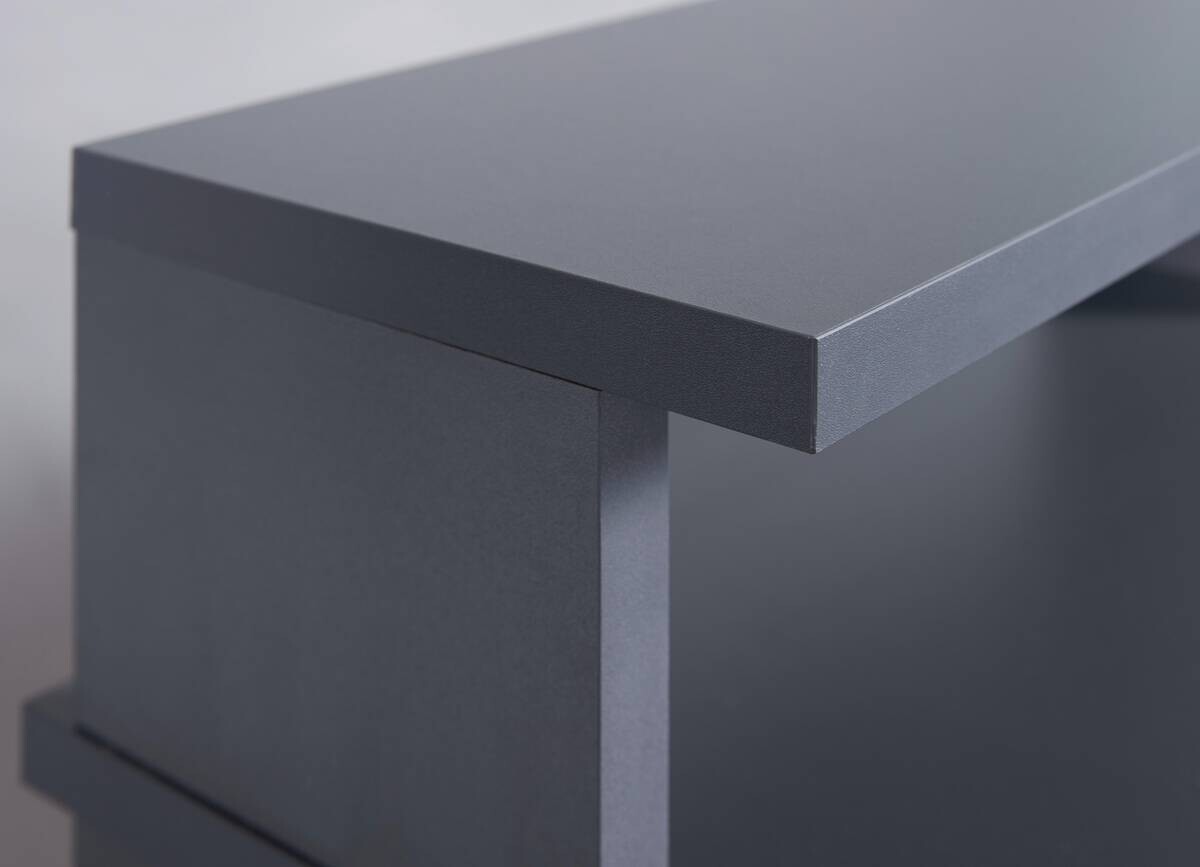 Schreibtisch Match Point anthrazit beschichtet Nachbildung B/H/L: ca. 91x76,5x160 cm