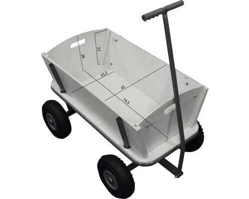 Sunny Bollerwagen Billy Beach schwarz B/H/L: ca. 61x97x95 cm