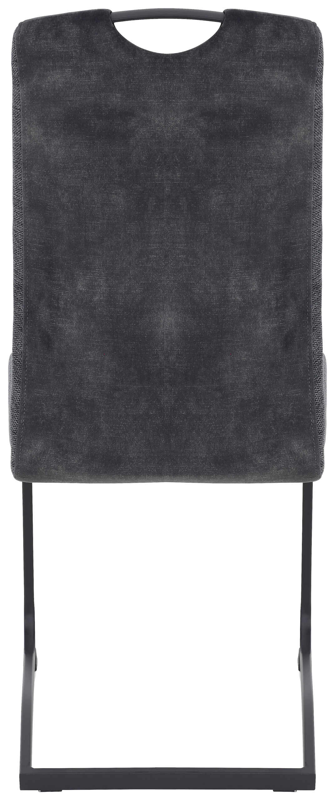 Schwingstuhl Riga, 4er-Set anthrazit Webstoff B/H/T: ca. 44x100x60 cm