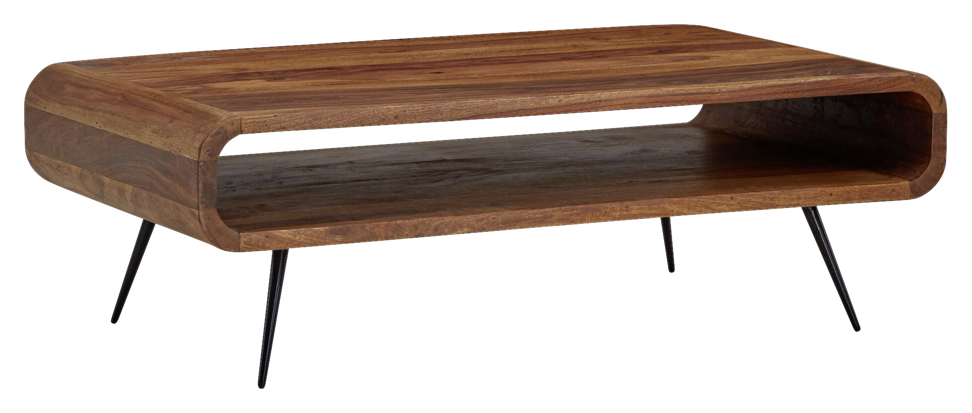 Wohnling Couchtisch braun B/H/T: ca. 55x30x90 cm