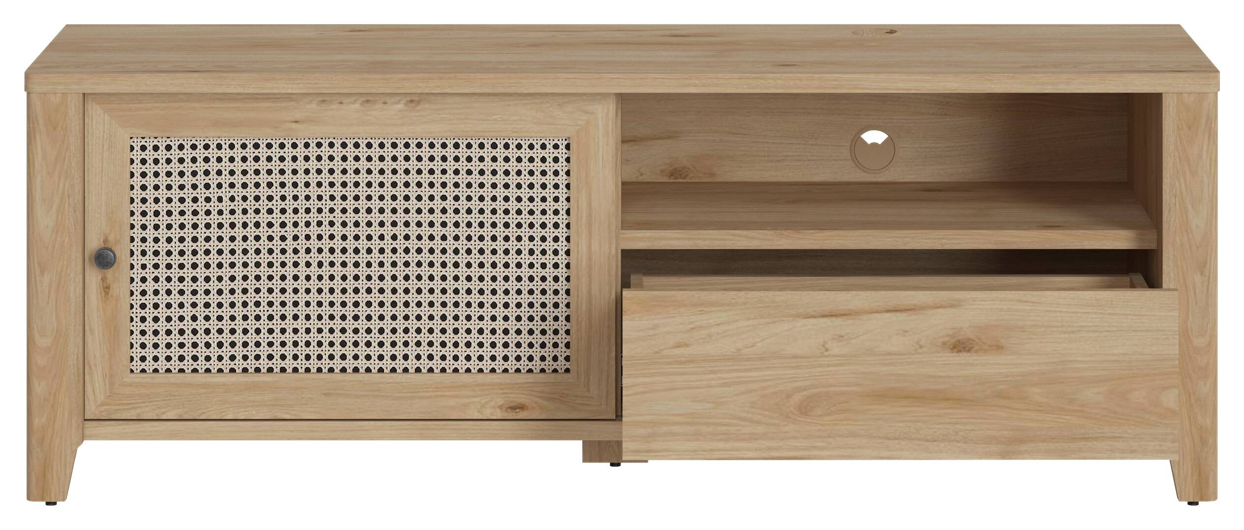 TV-Lowboard Cestino Jackson Hickory Nachbildung B/H/T: ca. 158x57x42 cm