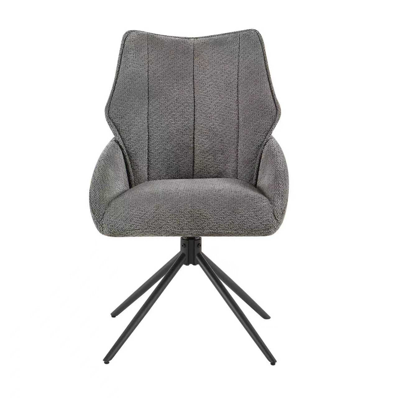 Drehstuhl Cali anthrazit Webstoff B/T: ca. 57x61 cm