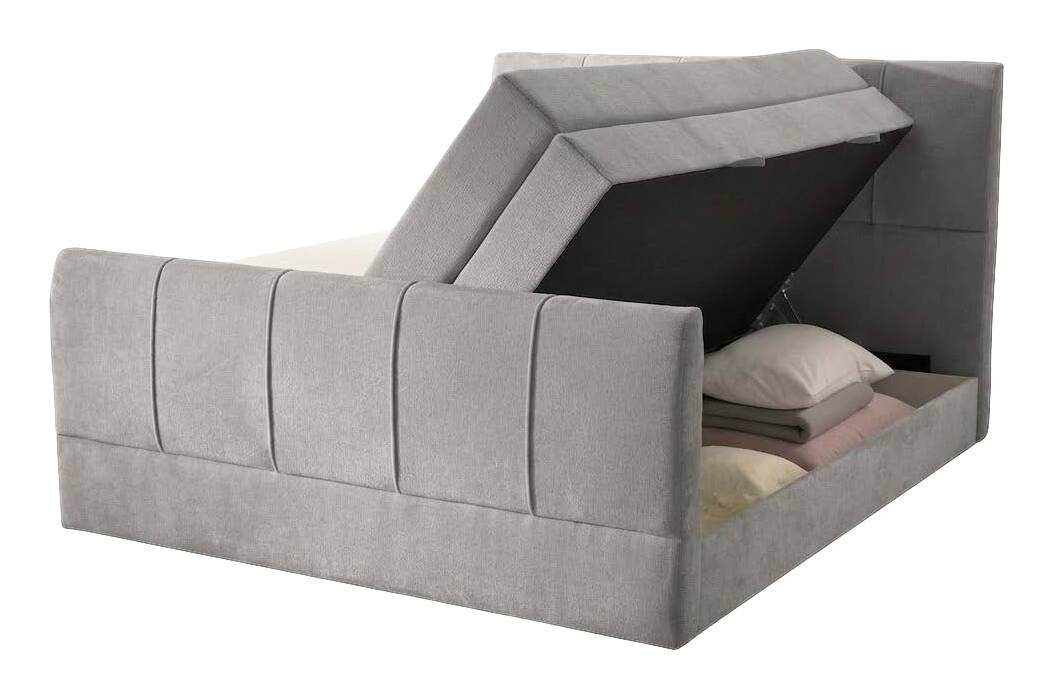 Boxspringbett Harmony grau Liegefläche B/L: ca. 160x200 cm