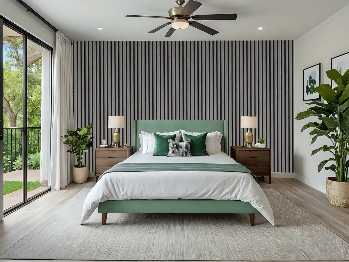 Akustikpaneel grau L/B/H: ca. 1,9x56,1x240 cm pro Stück