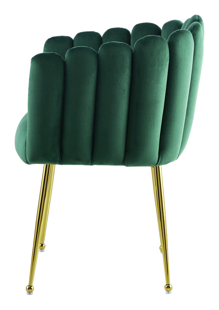 Stuhl Mucha 101 grün Microfaser B/H/T: ca. 59x85x56 cm