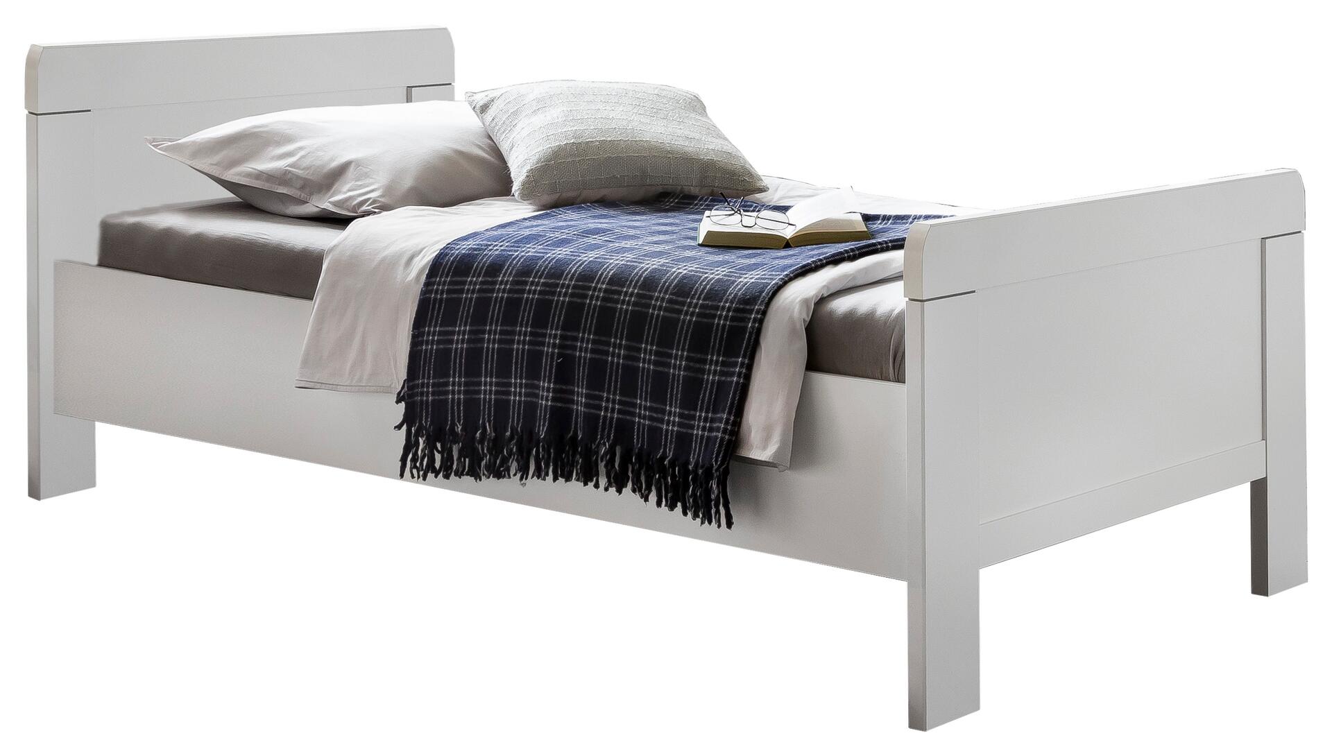 Komfortbett Nadja weiß B/H/T: ca. 108x85x207 cm Liegefläche B/L: ca. 100x200 cm