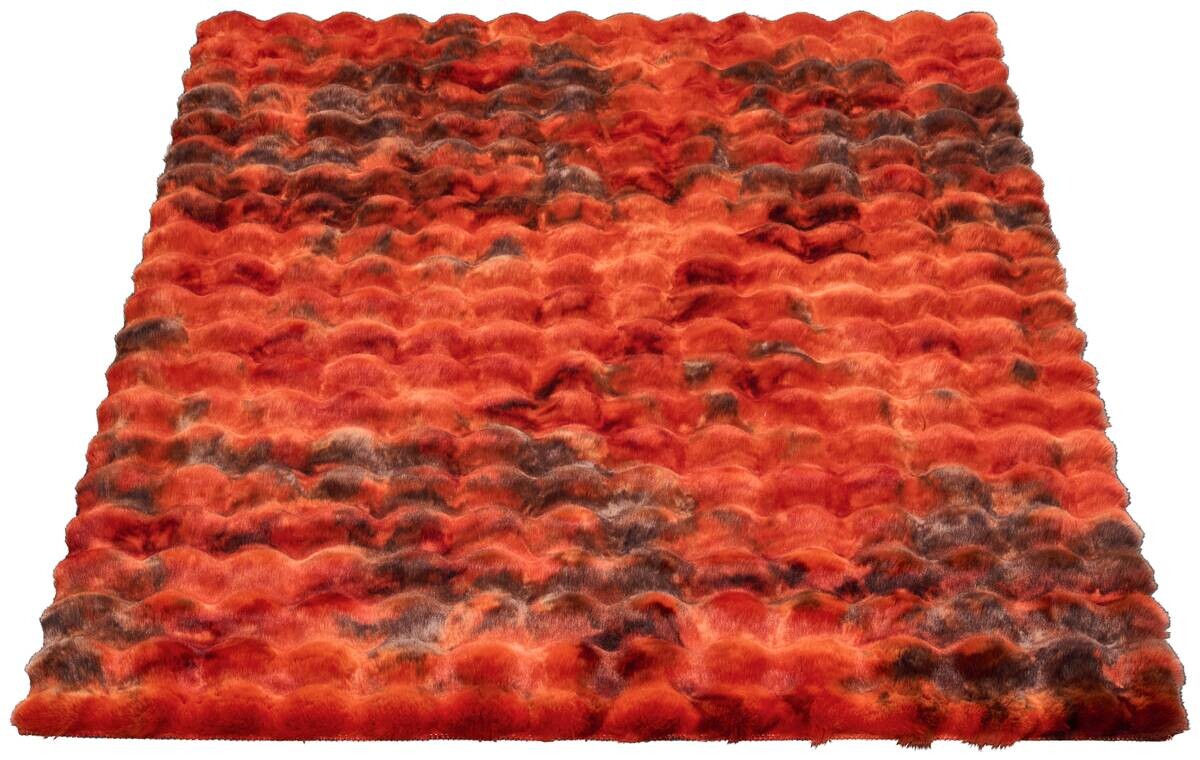 Fellimitat Moyo Batik rot B/L: ca. 160x230 cm