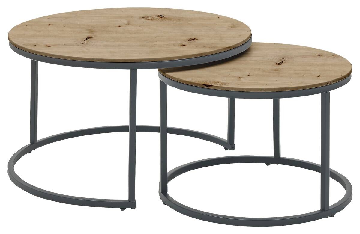 Couchtisch Gino 2 Eiche Artisan MDF Couchtisch Gino 2 Eiche Artisan MDF