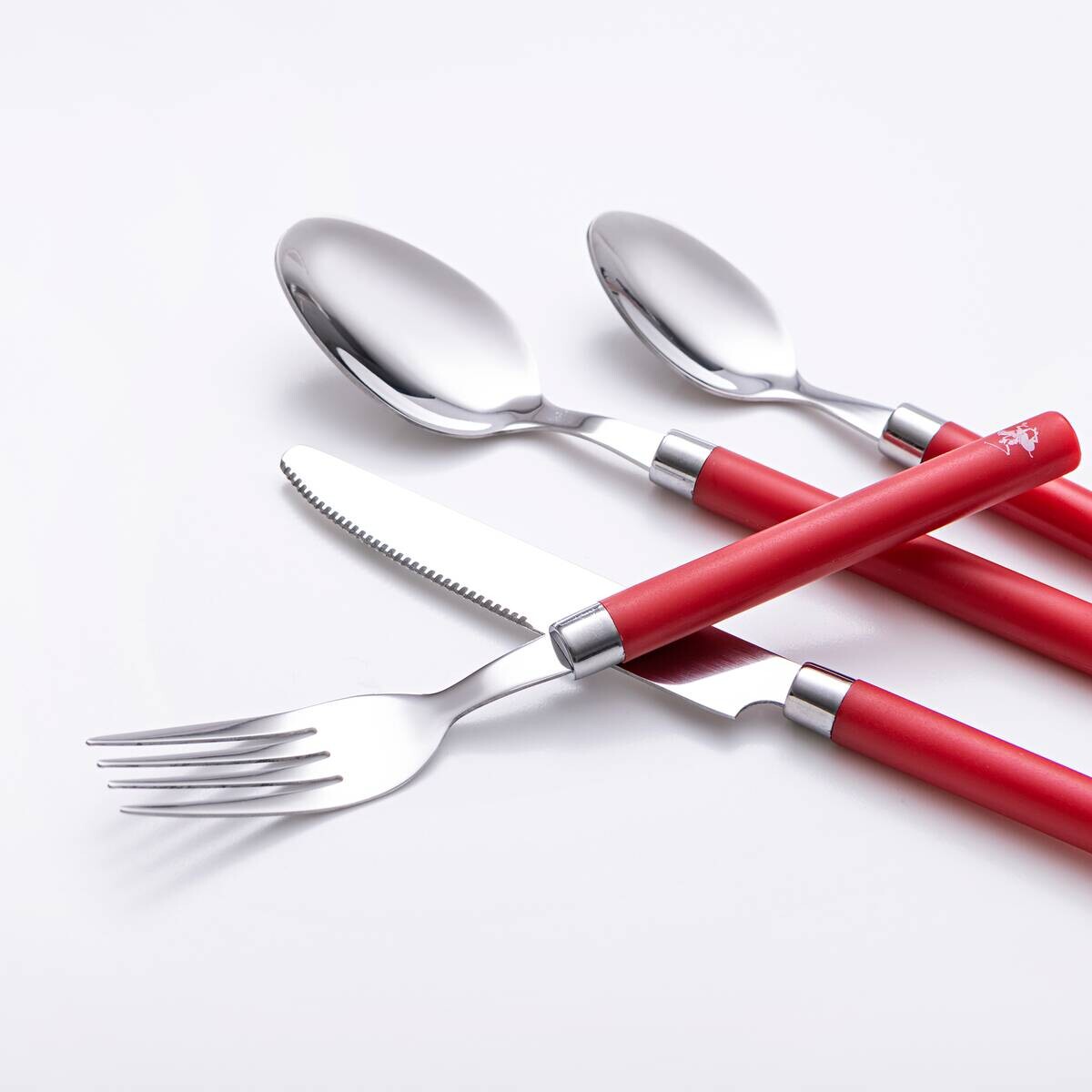 POLO CLUB Besteckset POLO CLUB rot Edelstahl 16 tlg.