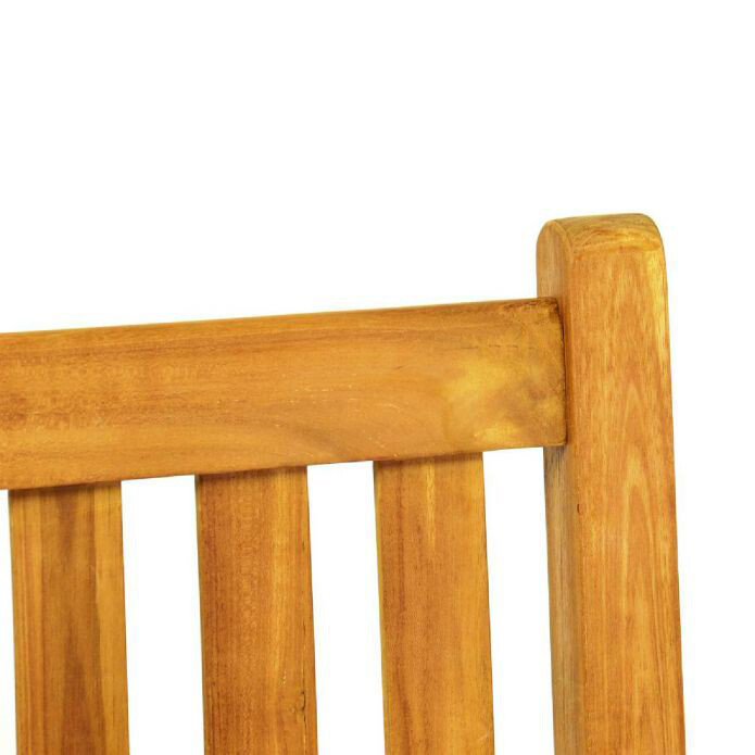 VCM Gartenbank braun Teakholz B/H/L: ca. 62x90x120 cm