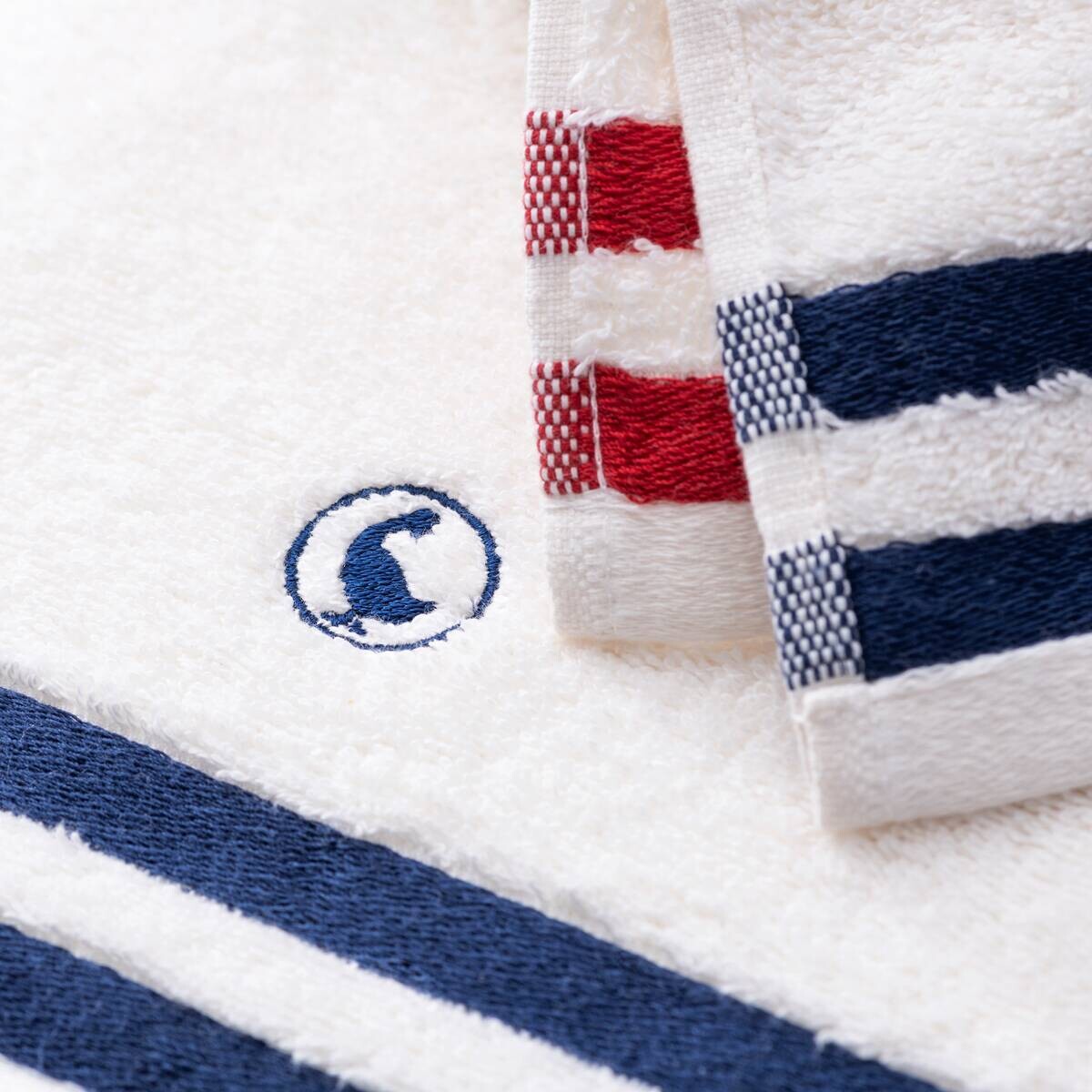 EL GANSO Handtuch APARTAMENTO weiß Baumwolle B/L: ca. 50x90 cm