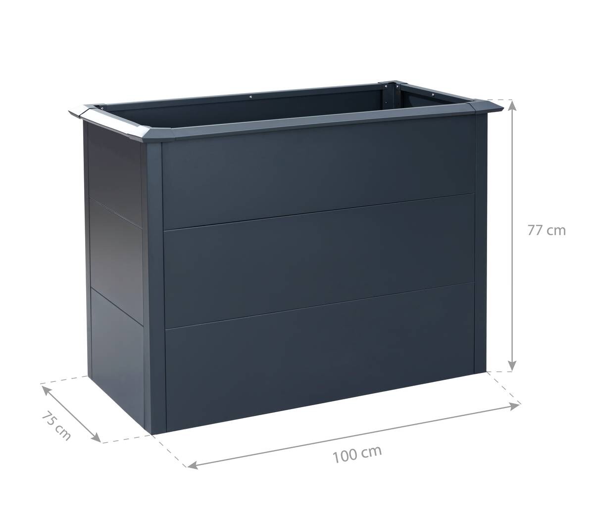 Westmann Hochbeet Primus M anthrazit Metall B/H/T: ca. 100x77x50 cm