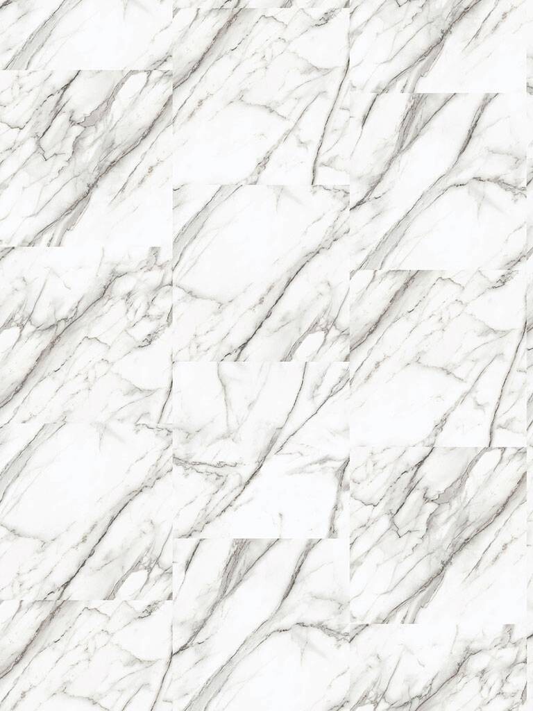 Vinylfliese White Slate, ca. 1,045 m² im Paket B/L: ca. 45,72x45,72 cm