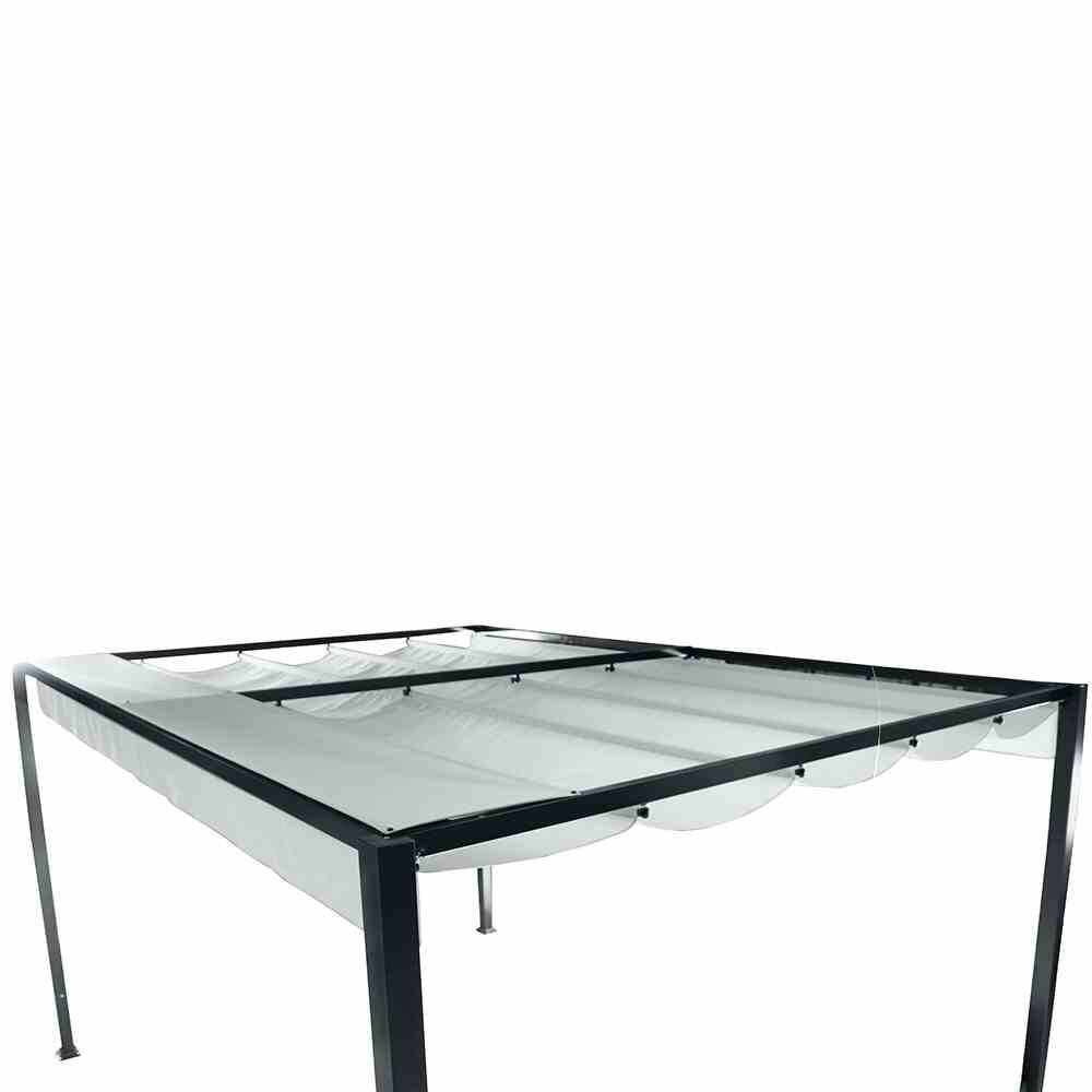 Gardamo Pavillon SKY grau Aluminium