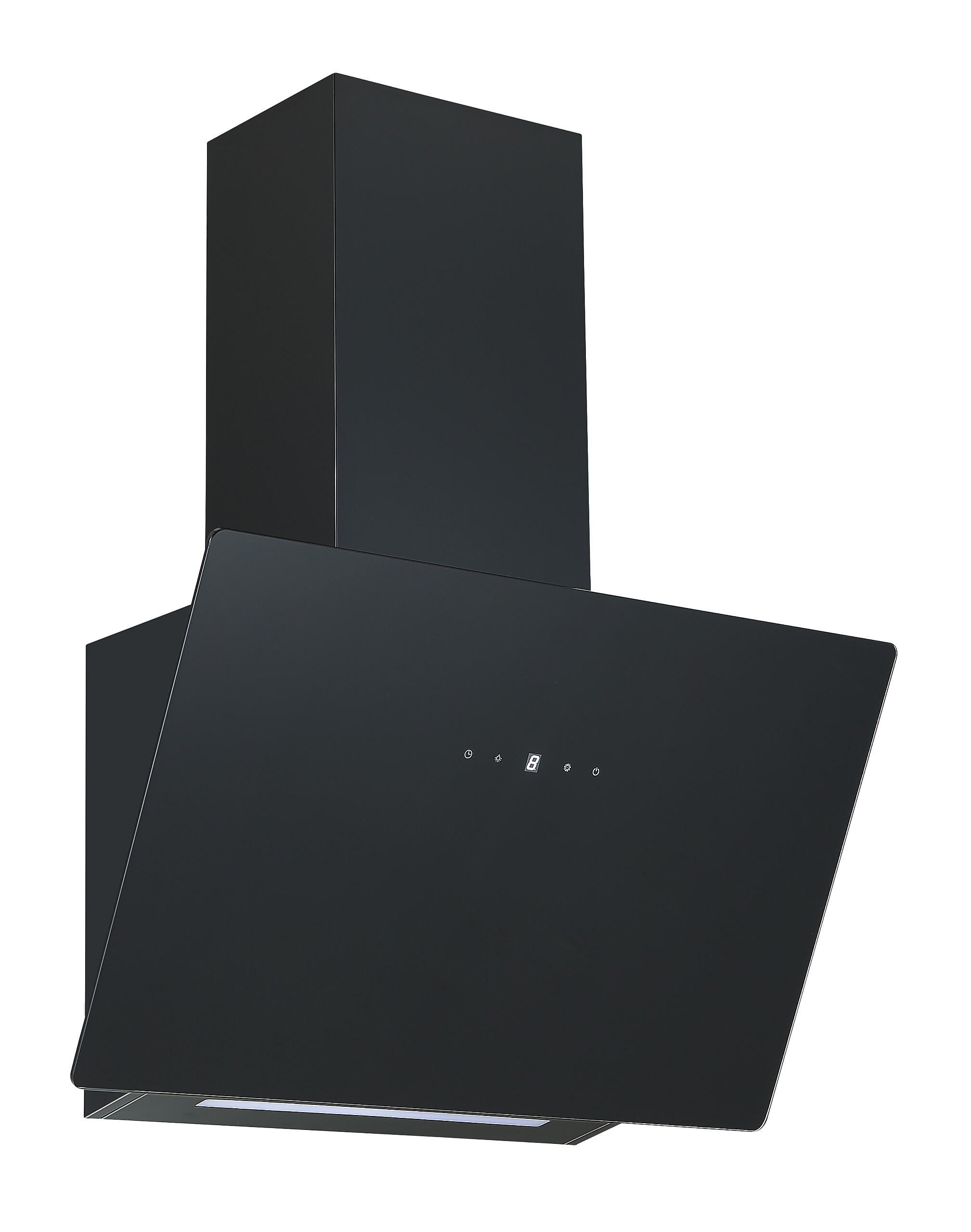 Mican Dunstabzugshaube KHA530TMFSA+ schwarz Metall B/H/T: ca. 60x53,6x29,6 cm