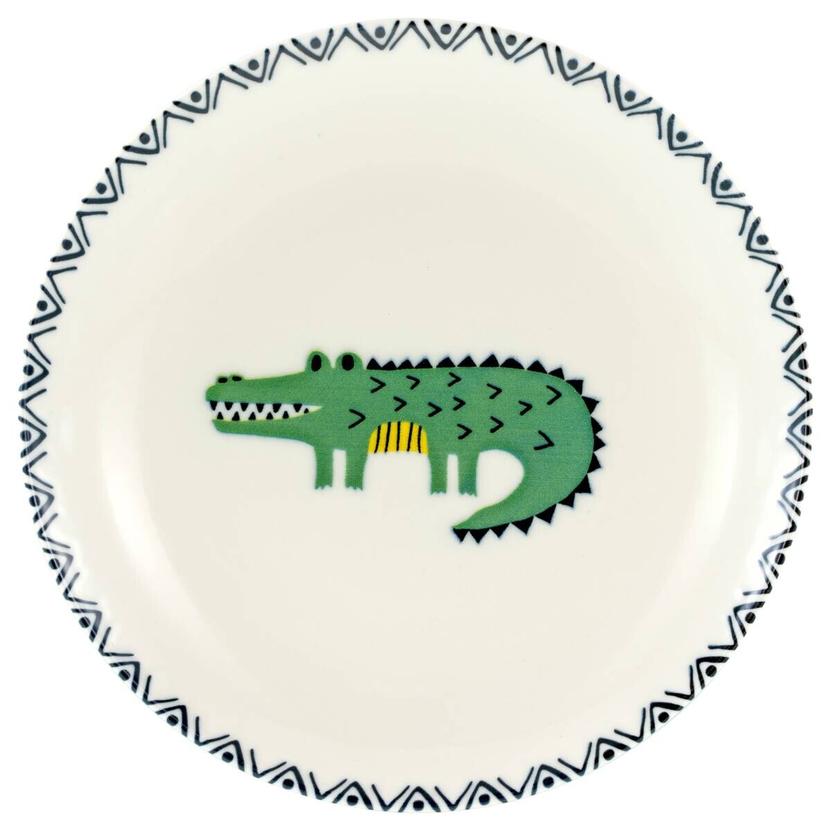 CreaTable Tellerset Safari mehrfarbig Steinzeug D: ca. 21 cm