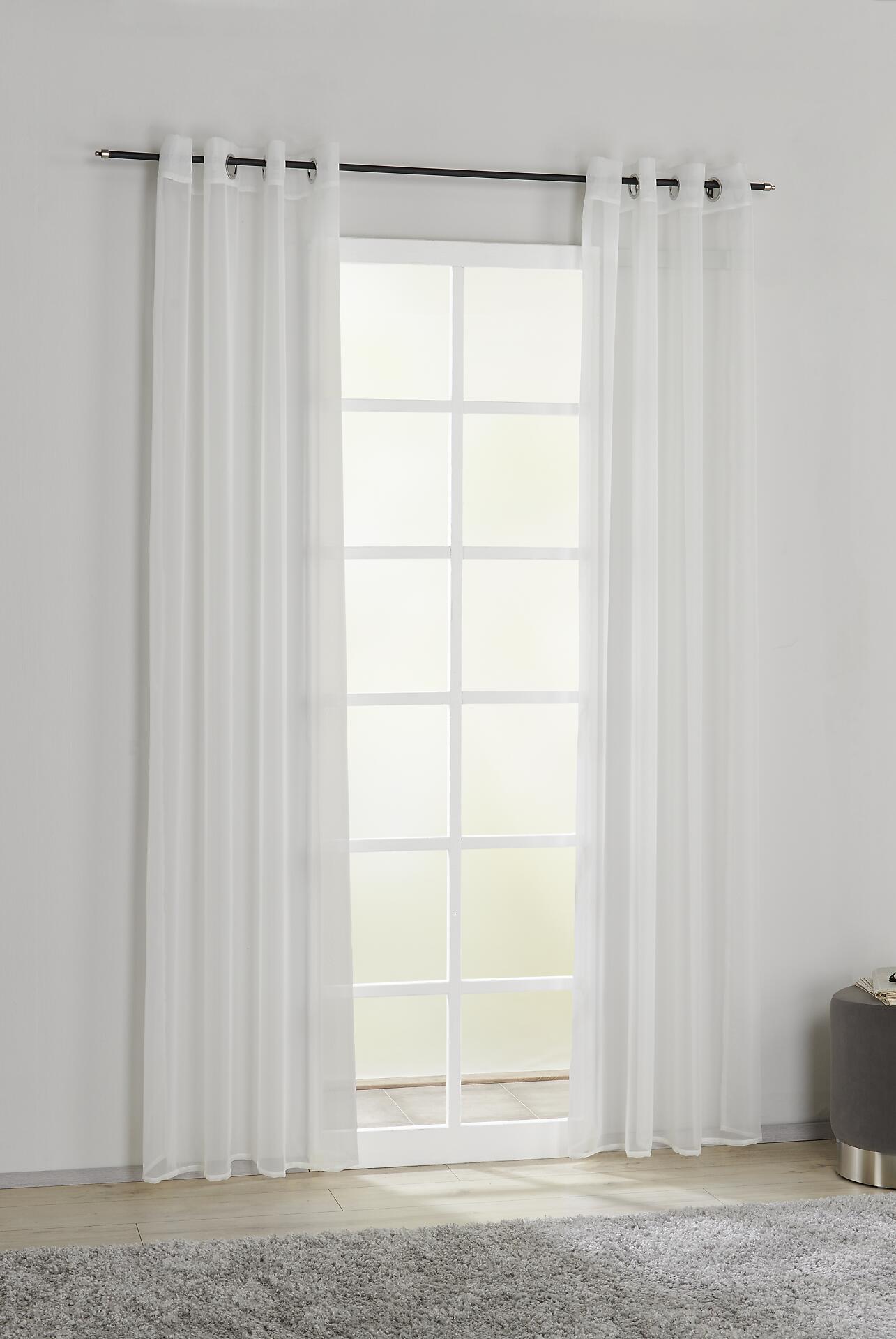 POCOline Ösenvorhang Micha champagner B/L: ca. 135x235 cm